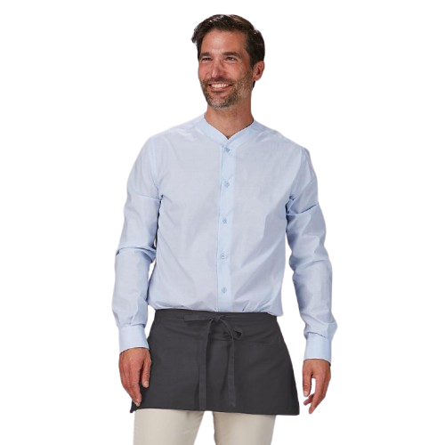 Tablier court en sergé unisexe, taille unique. Plusieurs couleurs.