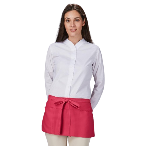 Tablier court en sergé unisexe, taille unique. Plusieurs couleurs.