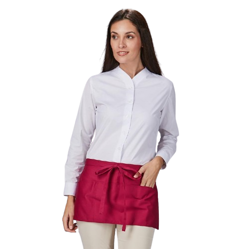 Tablier court en sergé unisexe, taille unique. Plusieurs couleurs.