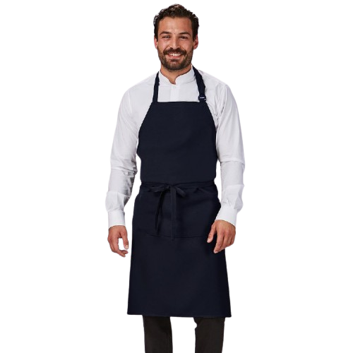 Delantal unisex con peto y bolsillo, talla única. Varios colores Delantal unisex con peto y bolsillo, talla única. Varios colores