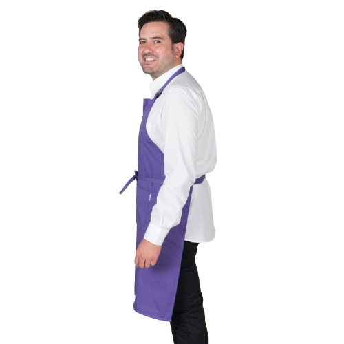 Delantal unisex con peto y bolsillo, talla única. Varios colores Delantal unisex con peto y bolsillo, talla única. Varios colores