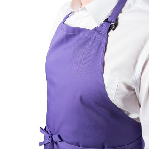 Delantal unisex con peto y bolsillo, talla única. Varios colores Delantal unisex con peto y bolsillo, talla única. Varios colores