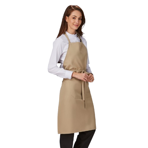 Delantal unisex con peto y bolsillo, talla única. Varios colores Delantal unisex con peto y bolsillo, talla única. Varios colores