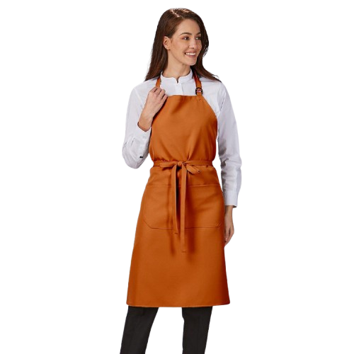 Delantal unisex con peto y bolsillo, talla única. Varios colores Delantal unisex con peto y bolsillo, talla única. Varios colores