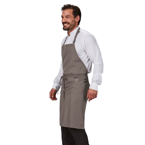 Delantal unisex con peto y bolsillo, talla única. Varios colores Delantal unisex con peto y bolsillo, talla única. Varios colores