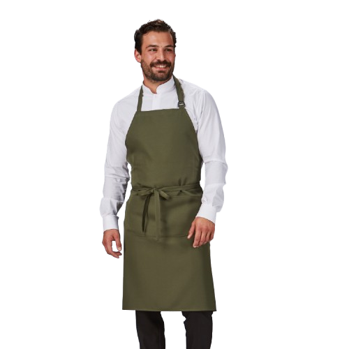 Delantal unisex con peto y bolsillo, talla única. Varios colores Delantal unisex con peto y bolsillo, talla única. Varios colores