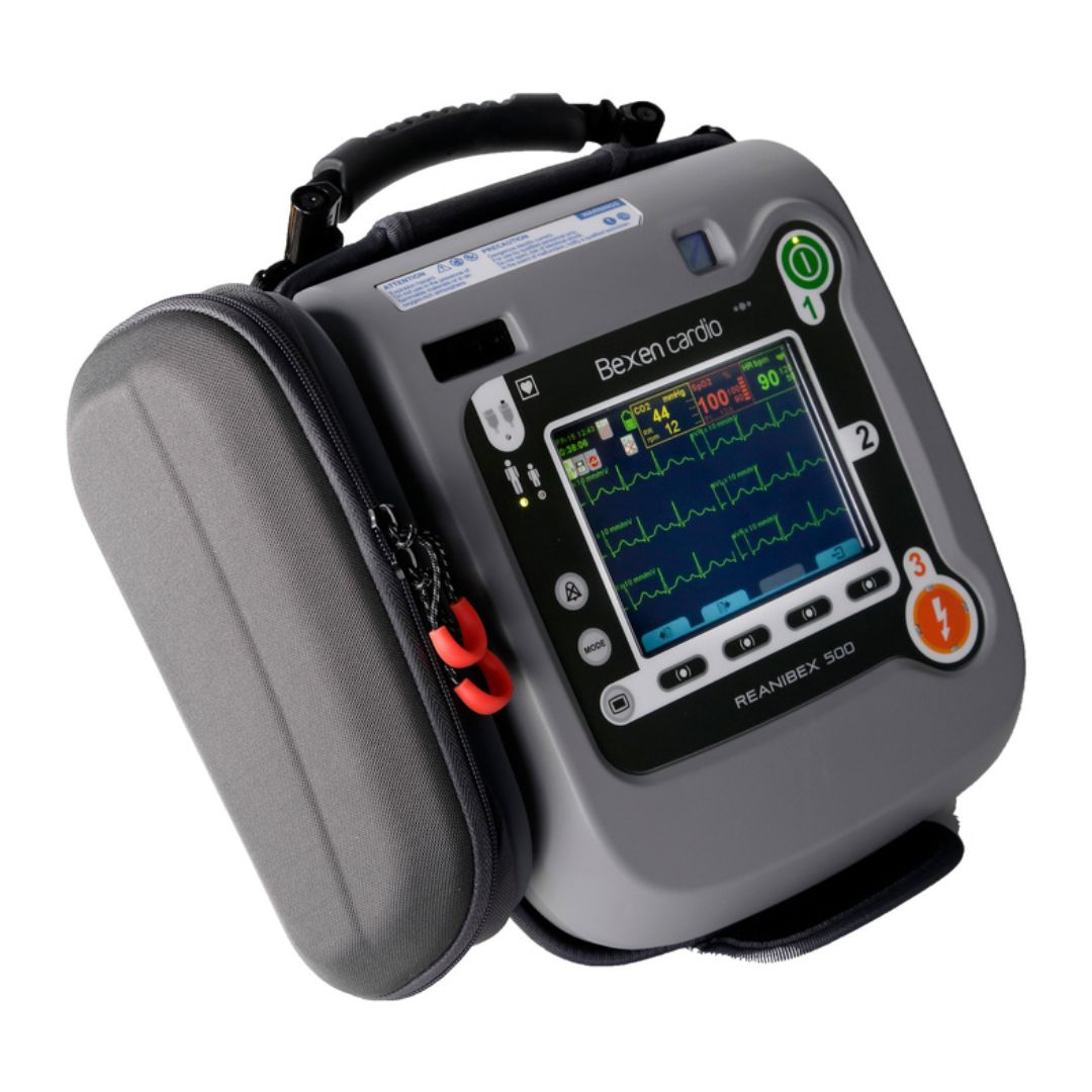 Desfibrilador Reanibex 500 EMS con batería recargable Desfibrilador Reanibex 500 EMS con batería recargable