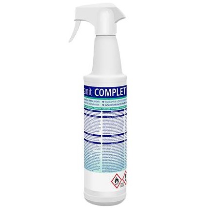 Desinfectante sin aclarado para uso doméstico, Sanit Complet. Botella de 750ml con pulverizador