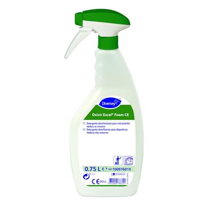 Detergente desinfectante de superficies y aparatos médicos no invasivos Oxivir Excel Foam CE. 750 ml