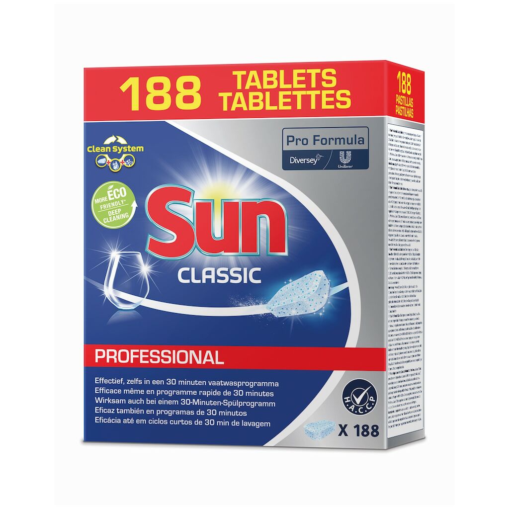 Detergente en pastillas Sun Pro Formula Tablets Classic