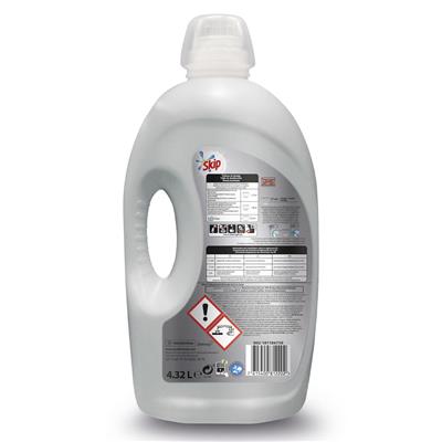 Detergente líquido concentrado Skip Pro Formula Ultimate Active Clean. 4,32 litros