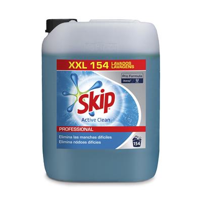 Detergente líquido para ropa Skip Pro Formula Active Clean. 10 litros
