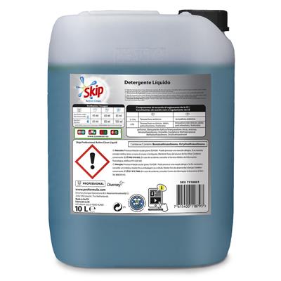 Detergente líquido para ropa Skip Pro Formula Active Clean. 10 litros