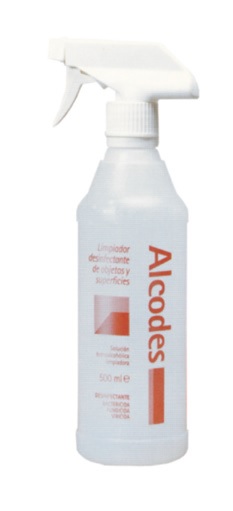 Solución hidroalcohólica para objetos y superficies Alcodes, 500 ml