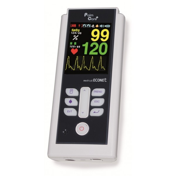 Pulsioxímetro batería Palmcare Plus con sonda intercambiable Pulsioxímetro batería Palmcare Plus con sonda intercambiable