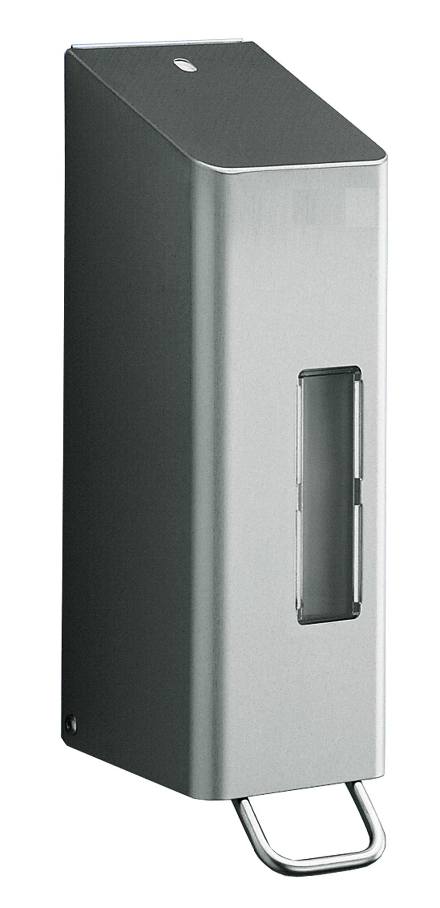 Dispensador de jabón manual. Acero inox. satinado 0,6 L de capacidad Dispensador de jabón manual. Acero inox. satinado 0,6 L de capacidad