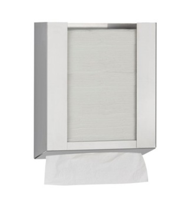 Dispensador de papel toalla para instalar detrás del espejo Dispensador de papel toalla para instalar detrás del espejo