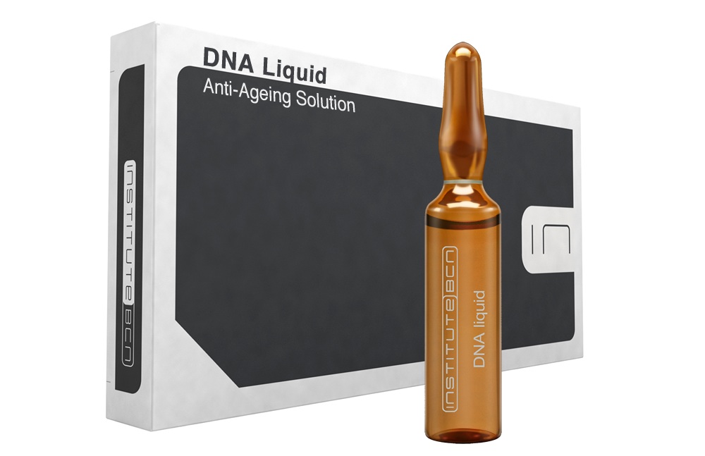 DNA liquid. Fórmula antienvejecimiento. Ampolla de 2 ml. 10 unidades.