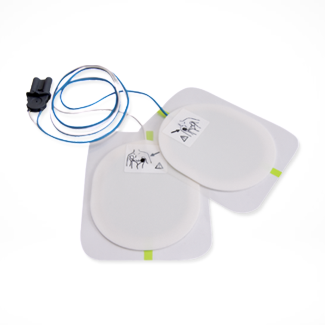 Electrodos de desfibrilación pregelados para desfibriladores Saver One, tamaño adulto. 1 par Electrodos de desfibrilación pregelados para desfibriladores Saver One, tamaño adulto. 1 par