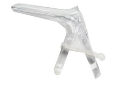 Espéculo vaginal desechable perno central. XS. 20 mm