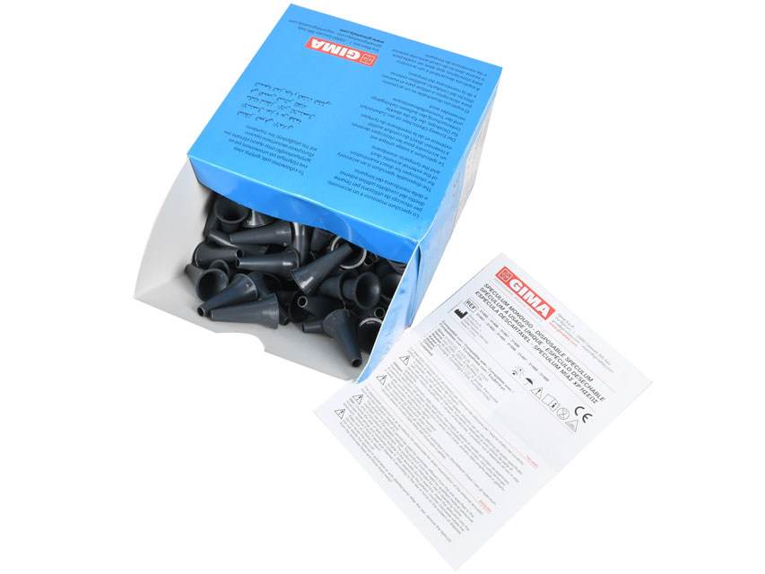 Espéculos desechables mini - 4 mm - gris. Caja de 250 unidades Espéculos desechables mini - 4 mm - gris. Caja de 250 unidades
