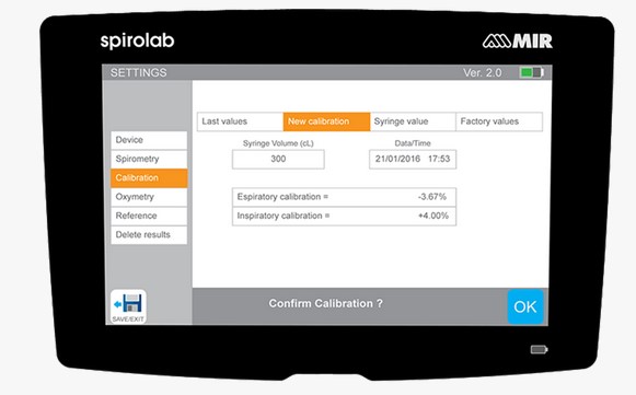 Spirometer Software Download Spirolab Spirometer with color touchscreen, printer, and software ...
