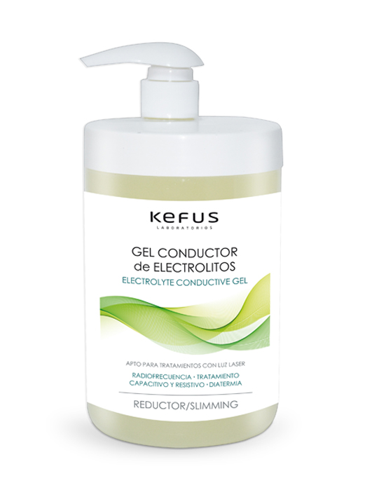Gel conductor reductor Electrolitos Kefus para radiofrecuencia. 1000 ml Gel conductor reductor Electrolitos Kefus para radiofrecuencia. 1000 ml