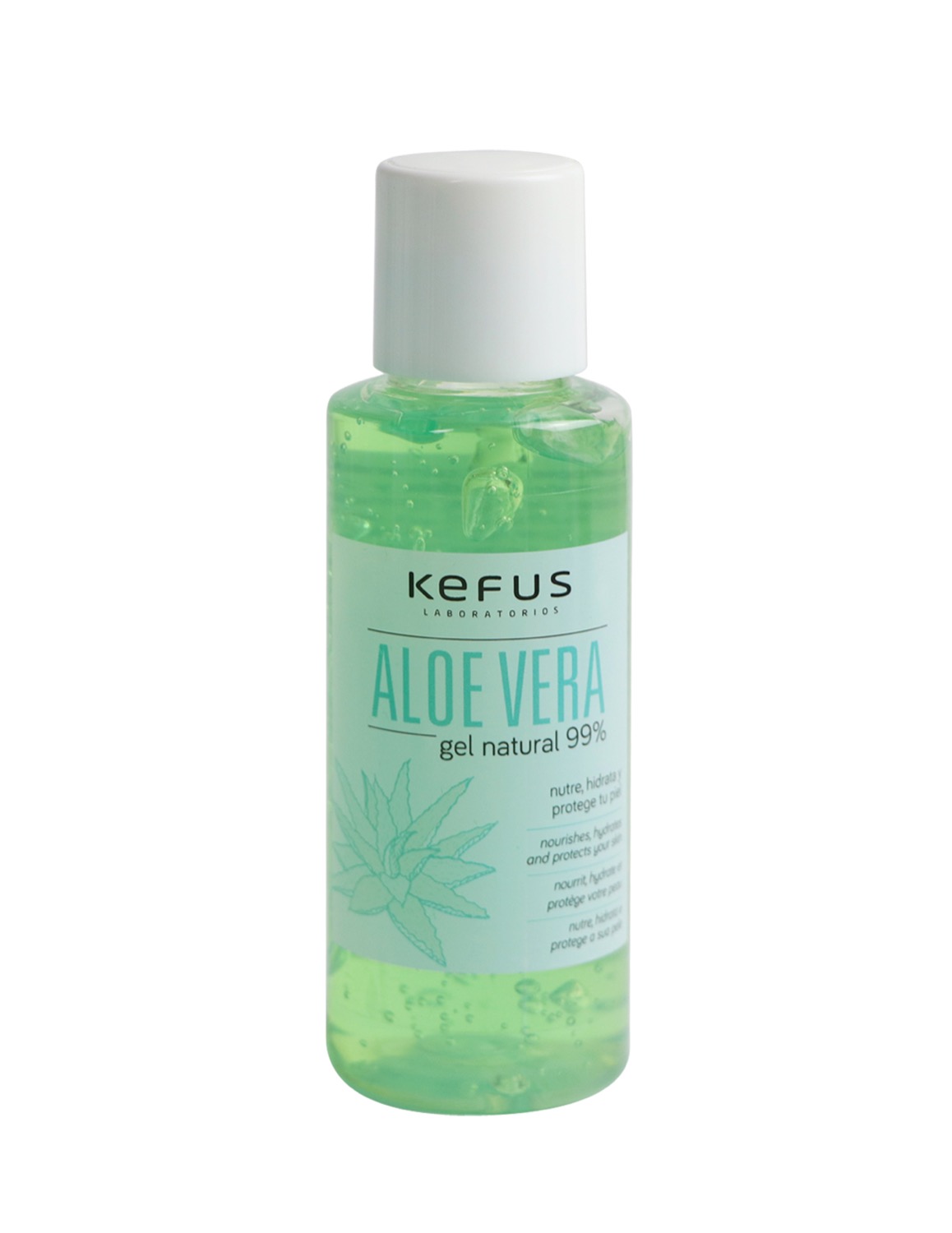 Gel de Aloe Vera natural verde Kefus. 100 ml