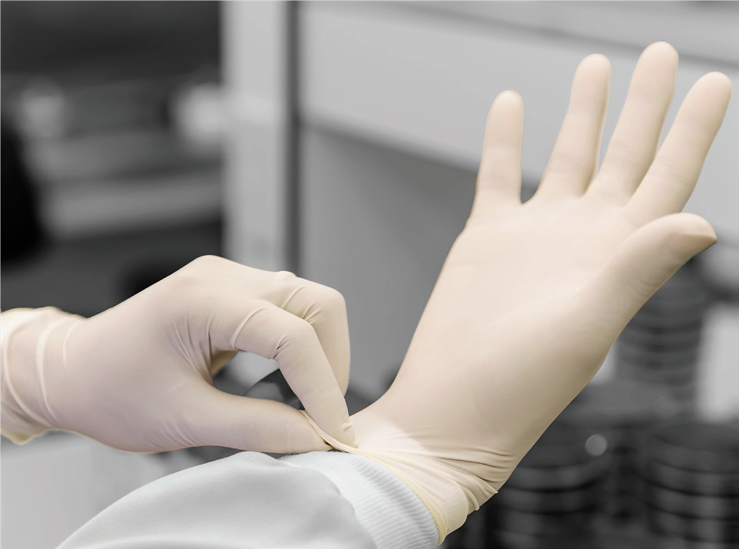 Guantes de látex sin polvo, Talla XL. Caja de 100 unidades Guantes de látex sin polvo, Talla XL. Caja de 100 unidades