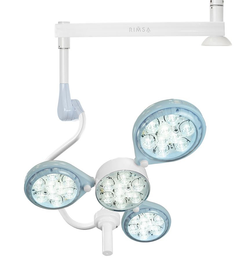 Lámpara de cirugía Quattroluci LED con 4 cúpulas, 160.000 a 1m. Techo hasta 3m Lámpara de cirugía Quattroluci LED con 4 cúpulas, 160.000 a 1m. Techo hasta 3m
