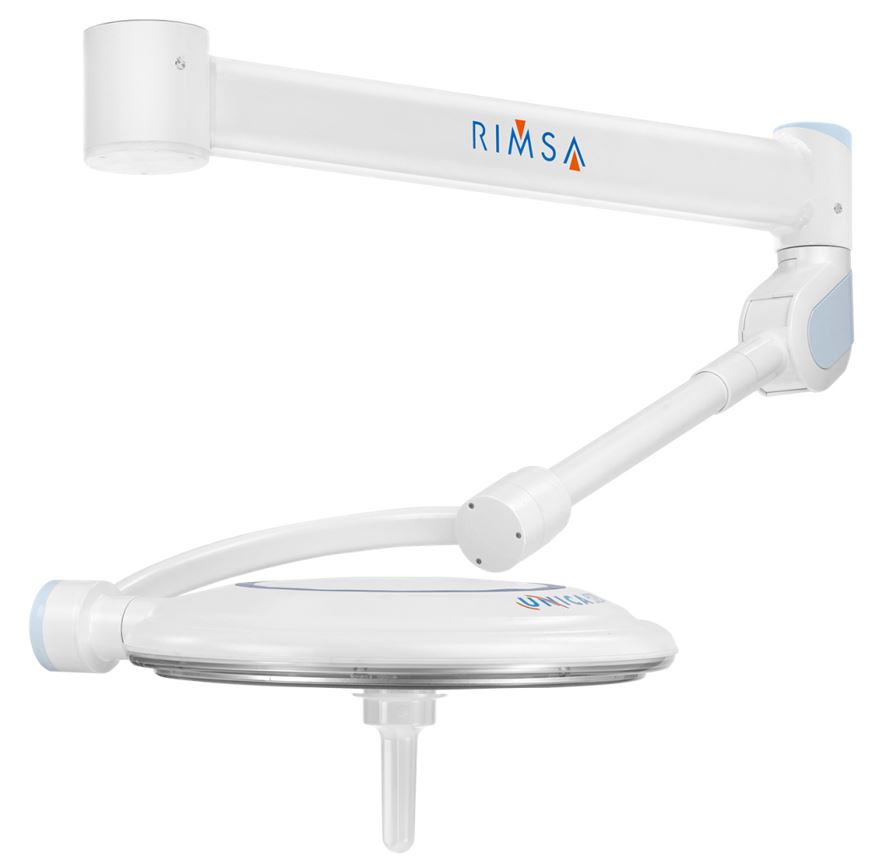 Lámpara de cirugía Unica 520 con ajuste de color, 160.000 lux a 1m. Techo hasta 3m Lámpara de cirugía Unica 520 con ajuste de color, 160.000 lux a 1m. Techo hasta 3m