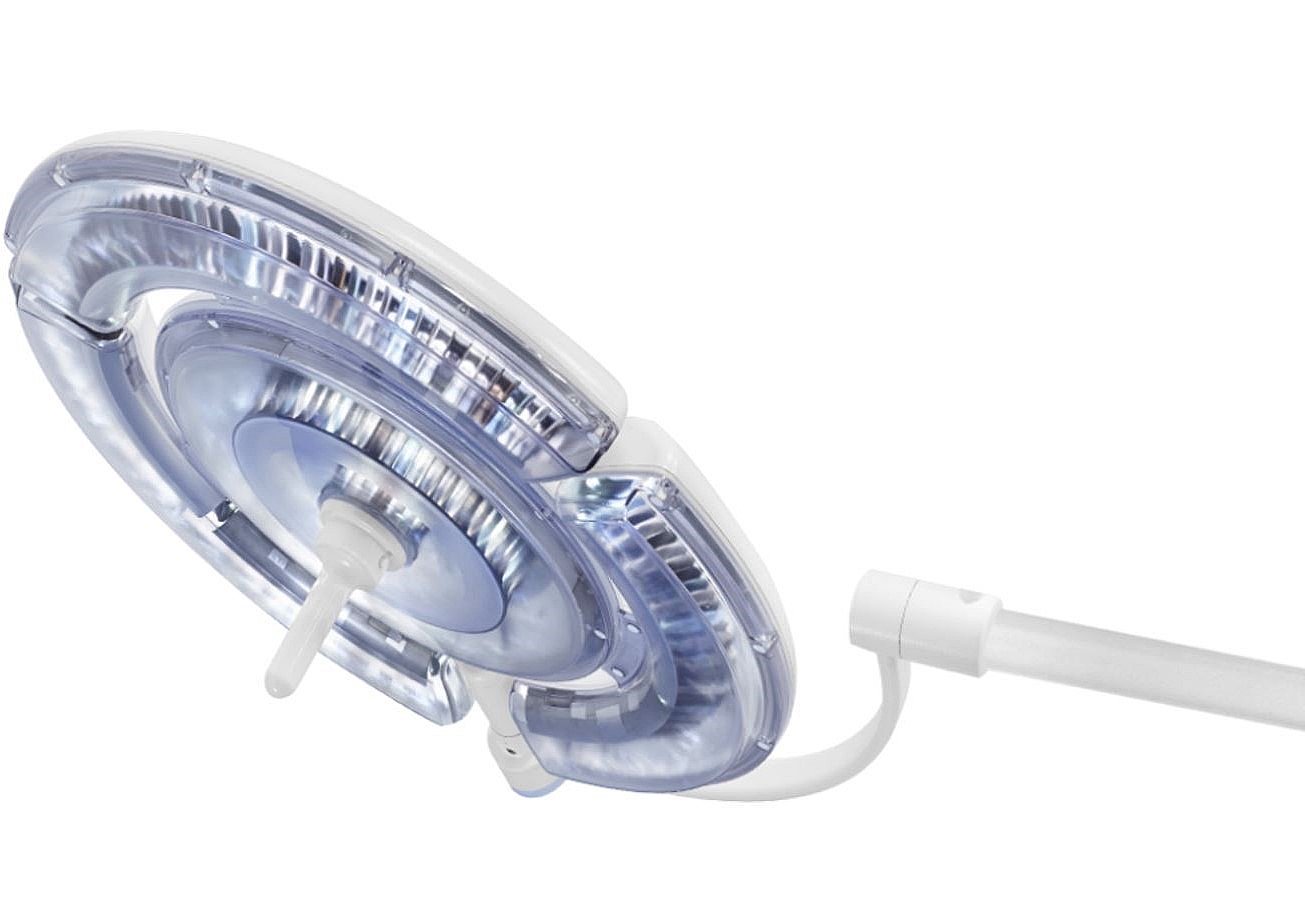 Lámpara de cirugía Unica 860 con ajuste de color, 160.000 lux a 1m. Techo hasta 3m Lámpara de cirugía Unica 860 con ajuste de color, 160.000 lux a 1m. Techo hasta 3m