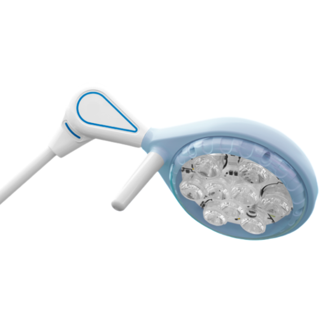 Lámpara de examen Primafix, 115.000 lux a 50 cm. Anclaje a raíl Lámpara de examen Primafix, 115.000 lux a 50 cm. Anclaje a raíl