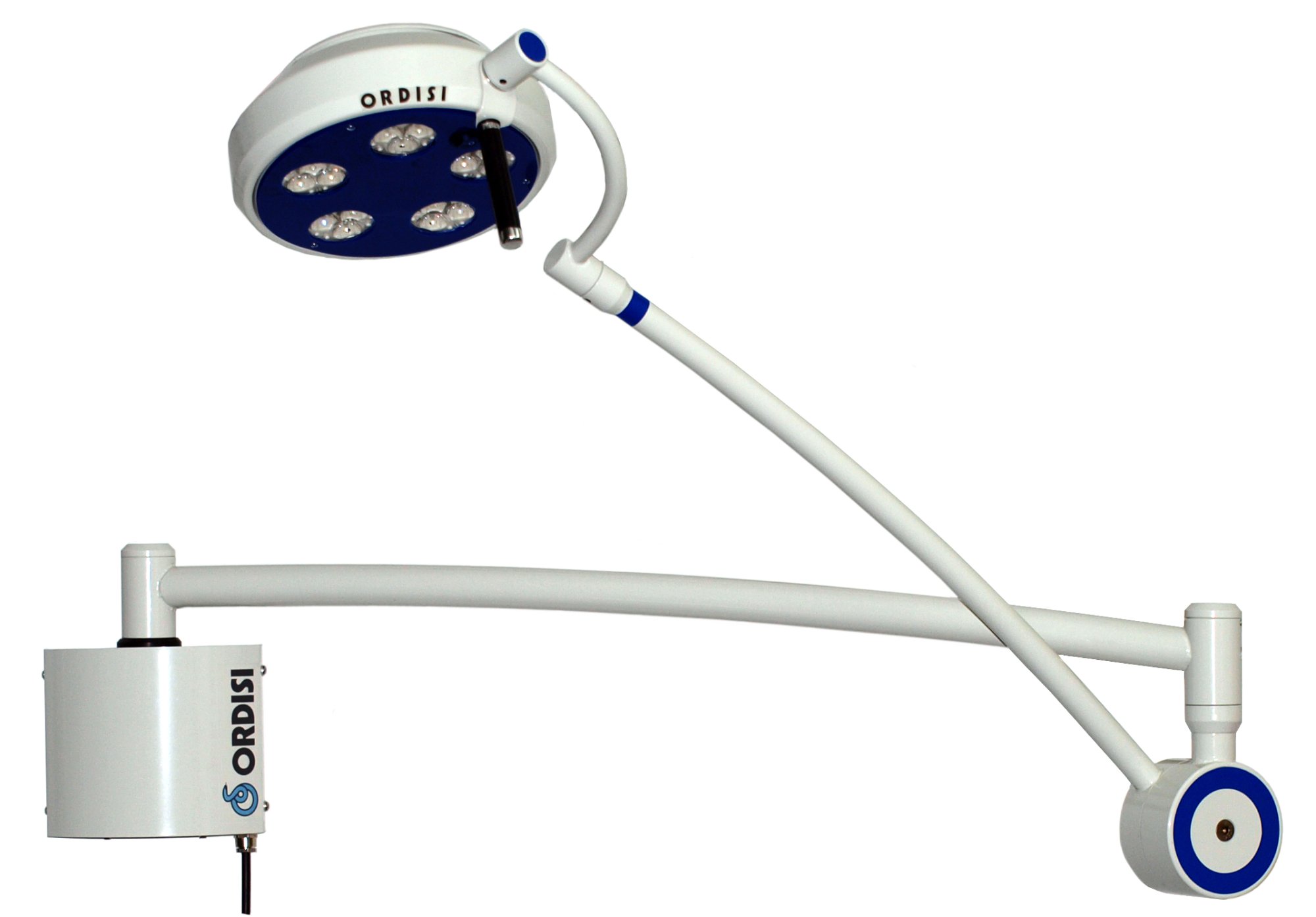 Lámpara L21-25 LED, 50.000 lux, con soporte a pared Lámpara L21-25 LED, 50.000 lux, con soporte a pared