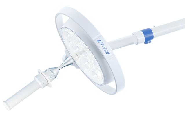 Lámpara LED 120F, 50.000 lux, Dr.Mach. Soporte a pared Lámpara LED 120F, 50.000 lux, Dr.Mach. Soporte a pared
