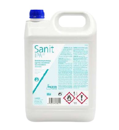 Solución desinfectante para manos y superficies, Sanit IPA Ne. Garrafa de 5L