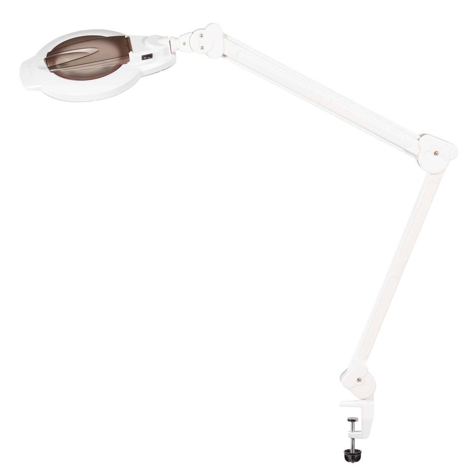 Lámpara LED con lupa de 3/8 dioptrías, Crux Table. Anclaje a mesa