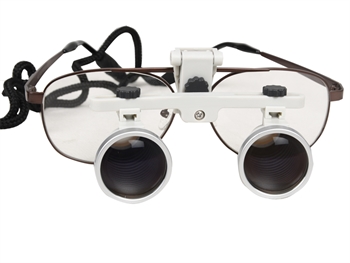 Lupa binocular 2.5x Distancia de trabajo 420 mm. Campo de visión 100 mm diám.