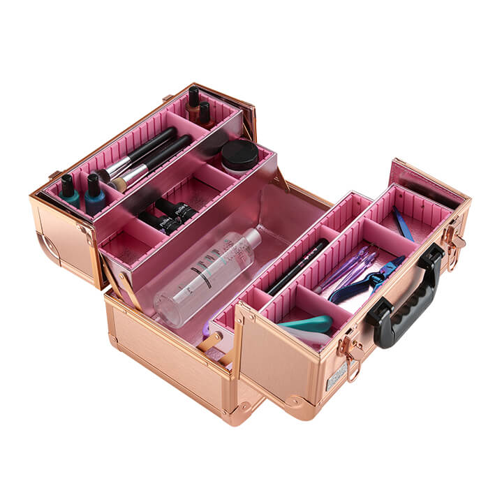 Maleta aluminio 34x22,5x23,5cm. Color rosa Maleta aluminio 34x22,5x23,5cm. Color rosa