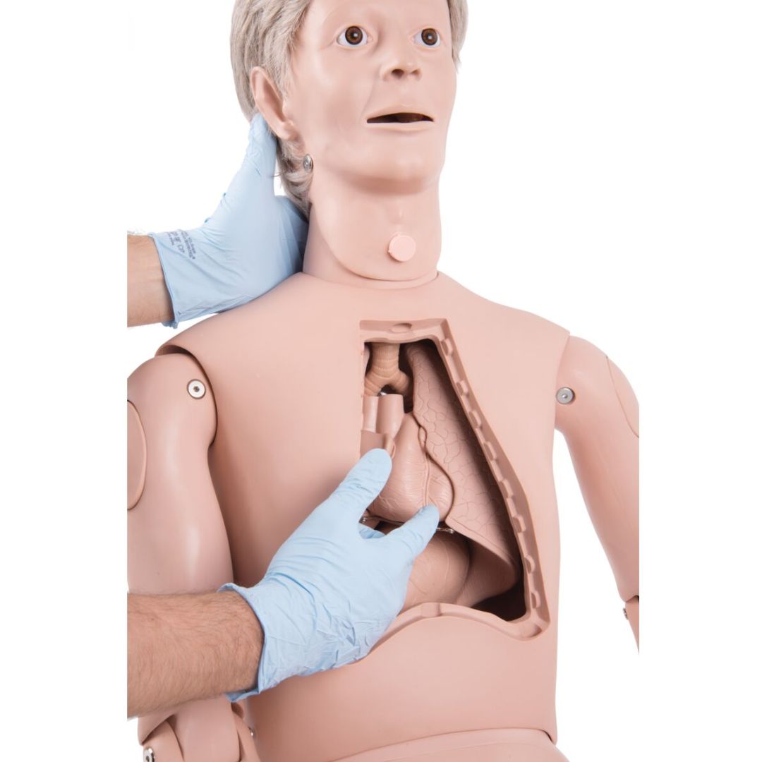 Maniquí para simulación de cuidados del paciente PRO Maniquí para simulación de cuidados del paciente PRO