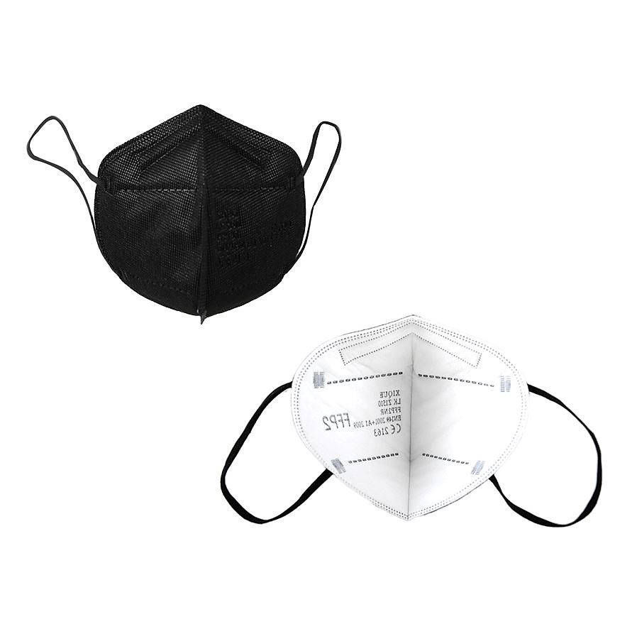 Mascarilla de protección FFP2 NR, adulto. Color negro. Caja de 20 unidades Mascarilla de protección FFP2 NR, adulto. Color negro. Caja de 20 unidades