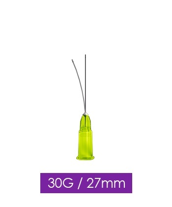 Microcánula flexible Magic Needle 30G x 27 mm. Caja de 25 unidades