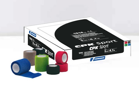 Venda cohesiva de compresión y fijación CPK-Sport 10 cm x 4,5 m. Varios colores