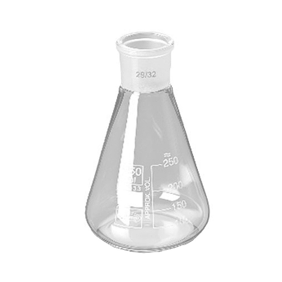 Matraz Erlenmeyer de vidrio esmerilado hembra 29/32, 1000ml Matraz Erlenmeyer de vidrio esmerilado hembra 29/32, 1000ml