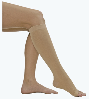Media corta hasta la rodilla para compresión fuerte, 30 - 40 mmHg. Varias tallas. 1 unidad Media corta hasta la rodilla para compresión fuerte, 30 - 40 mmHg. Varias tallas. 1 unidad