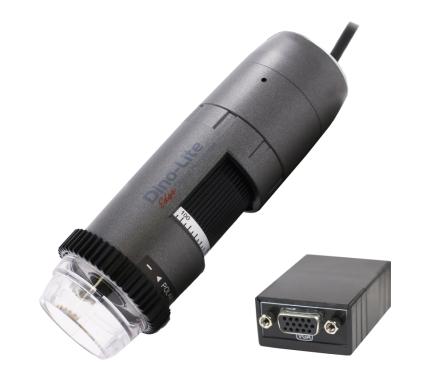 Microscopio digital Dino-Lite Edge D-Sub VGA, 1280x720, 10-140x, 60fps, LWD, LED encendido-apagado, polarizador Microscopio digital Dino-Lite Edge D-Sub VGA, 1280x720, 10-140x, 60fps, LWD, LED encendido-apagado, polarizador