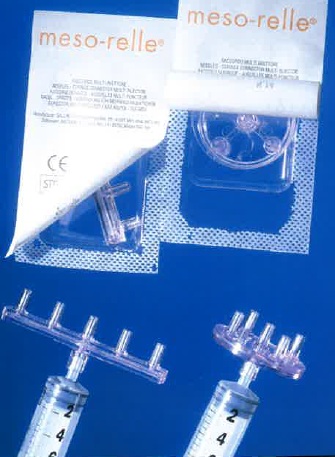 Multiinyector circular de 5 salidas con aguja 30 G x 4 mm. Multiinyector circular de 5 salidas con aguja 30 G x 4 mm.