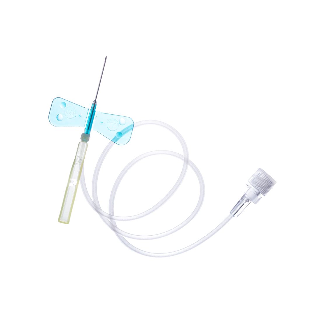 Palomilla de seguridad de 0,7 mm/22 G x 19 mm con tubo de 300 mm. Caja de 50 unidades Palomilla de seguridad de 0,7 mm/22 G x 19 mm con tubo de 300 mm. Caja de 50 unidades