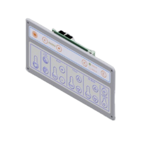 Panel de control de pared para lámparas de una única cúpula + control de cámara integrada Panel de control de pared para lámparas de una única cúpula + control de cámara integrada