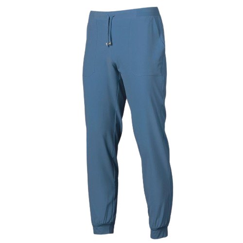 Unisex jogger-style pants. Various colors and sizes.